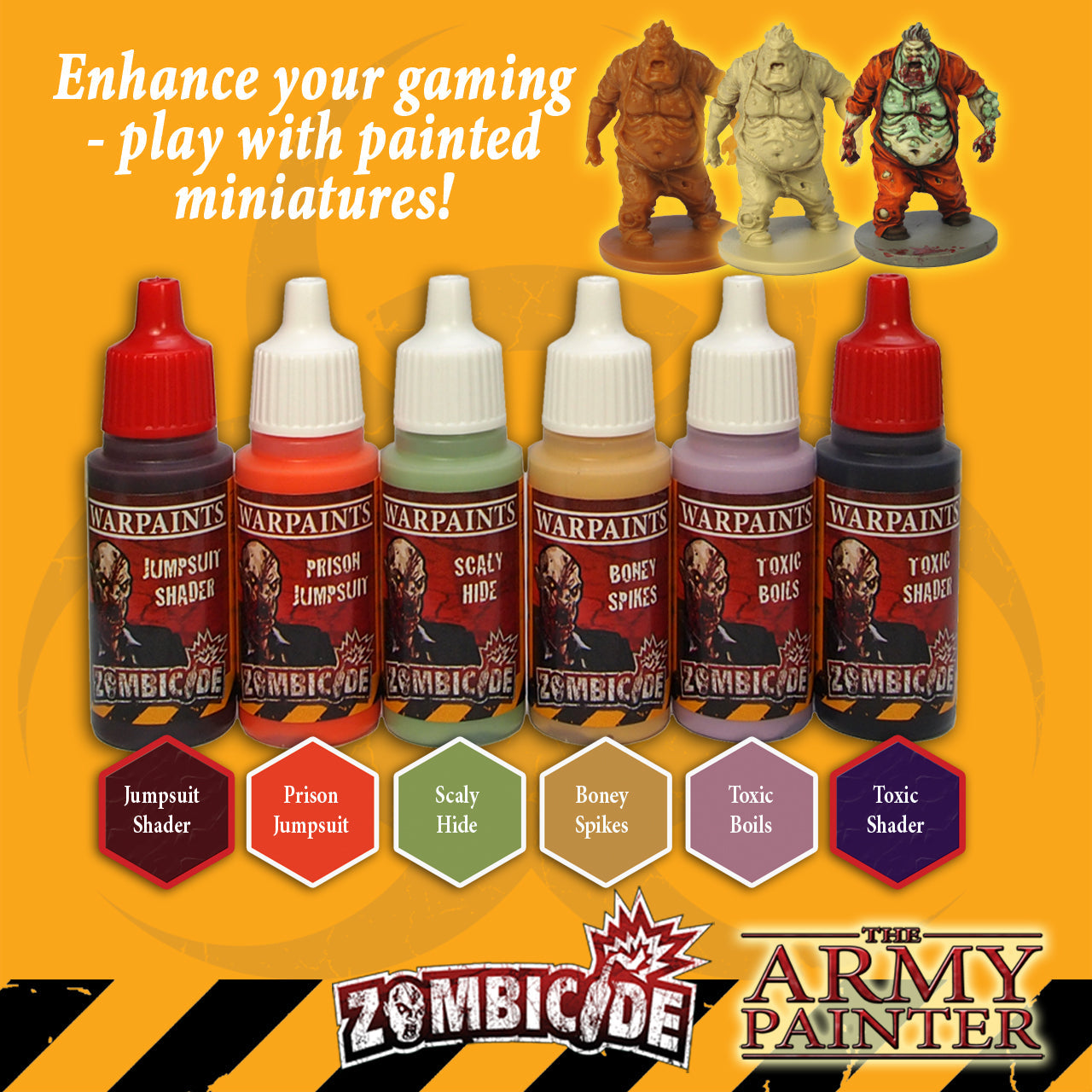 Zombicide: Toxic/Prison Expansion Paint Set