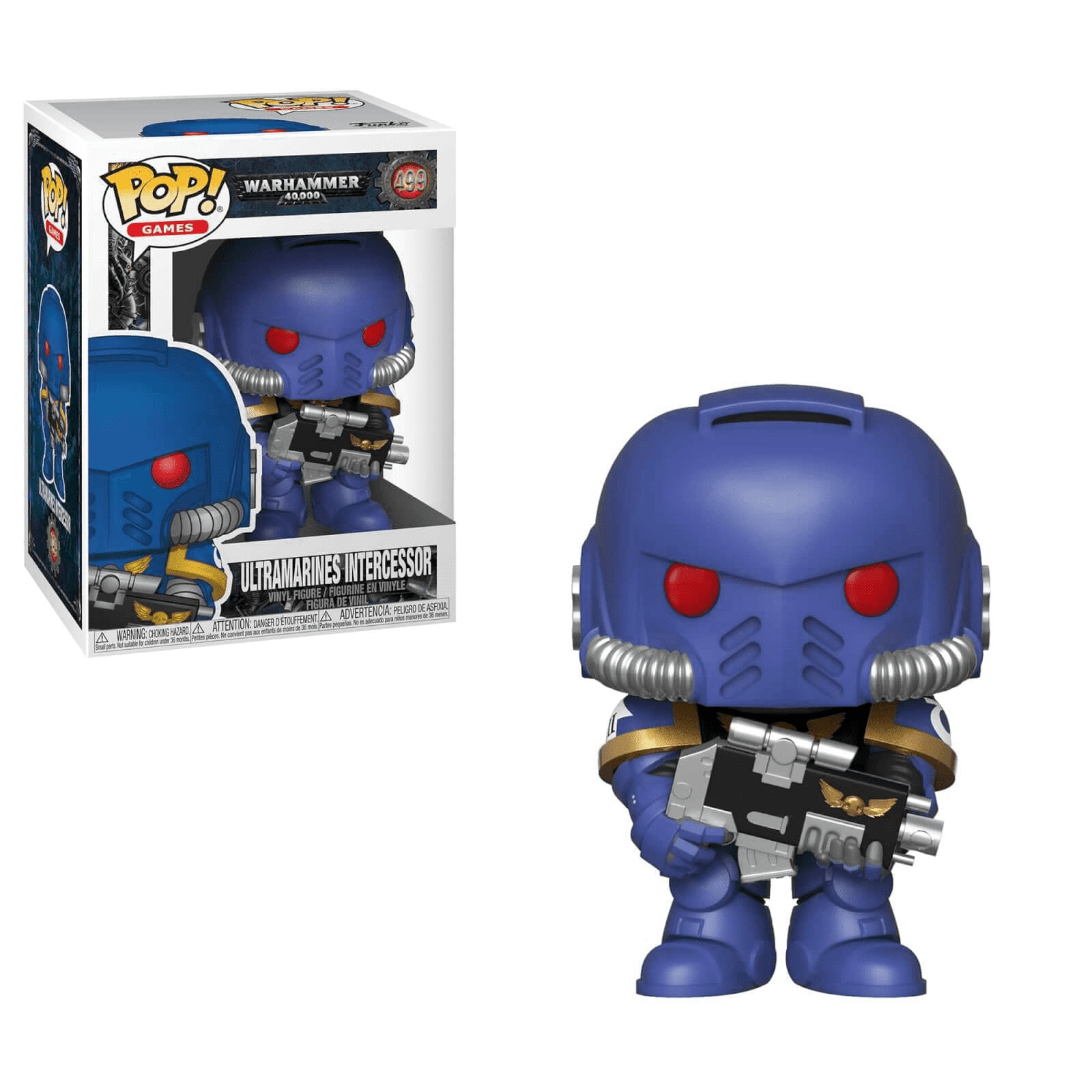 Funko POP! Games: Warhammer 40K - Ultramarine Intercessor #499