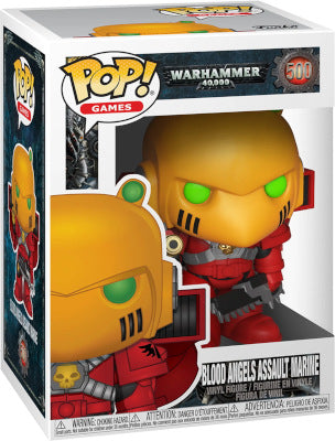 Funko POP! Warhammer 40k - Blood Angels Assault Marine #500