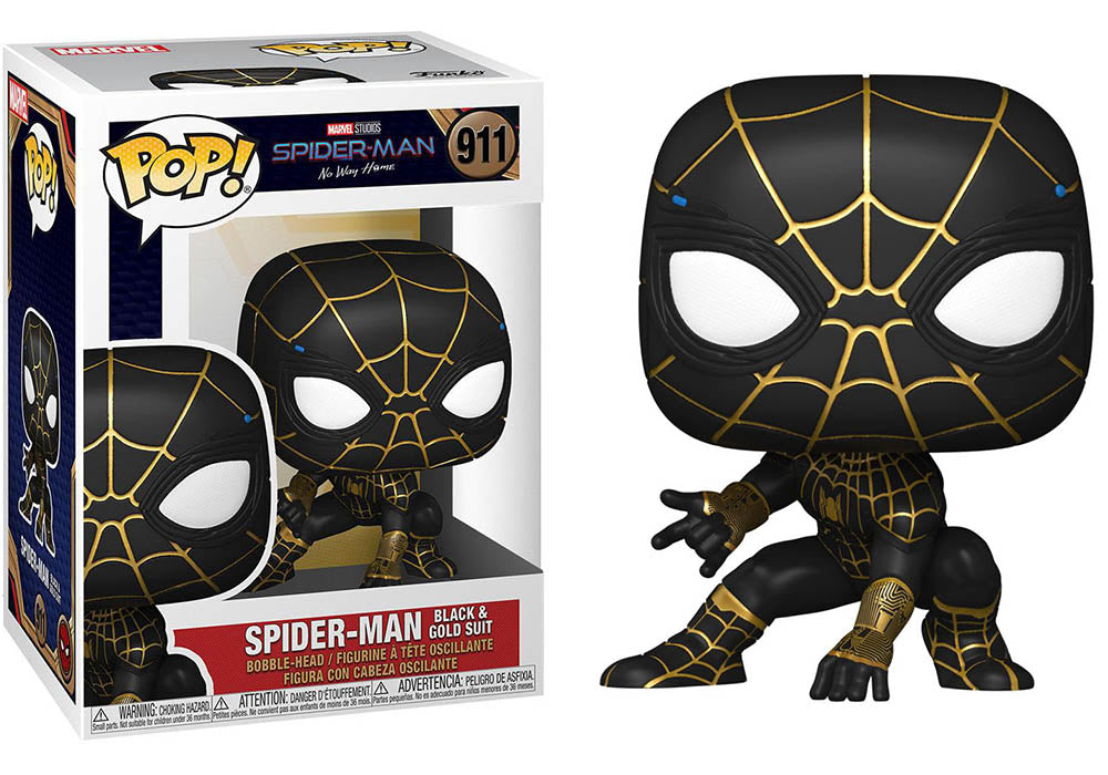 Funko POP! Spiderman No Way Home - Spiderman (Black & Gold Suit) #911