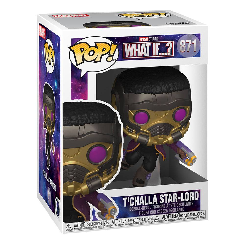 Funko POP! Marvel Studios What If...? - T'Challa Star-Lord #871