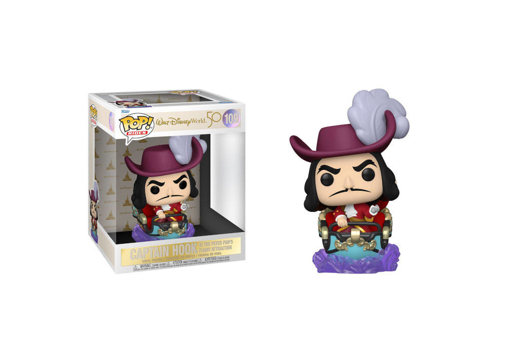 Funko POP! Walt Disney World 50th Anniversary - Captain Hook at the Peter Pan's Flight Attraction #109