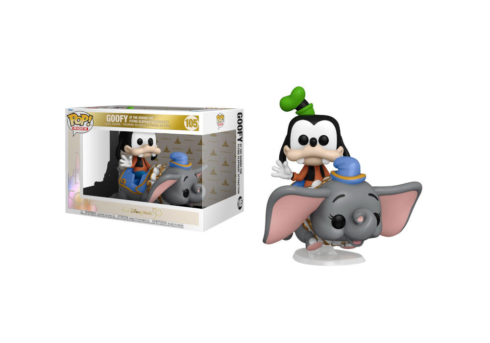 Funko POP! Walt Disney World 50th Anniversary - Goofy at the Dumbo Flying Elephant Attraction #105