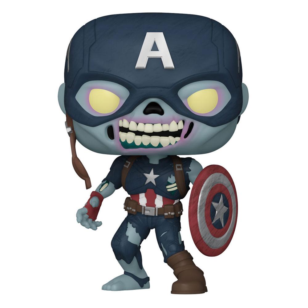 Funko POP! Marvel Studios: What if...? - Zombie Captain America #941