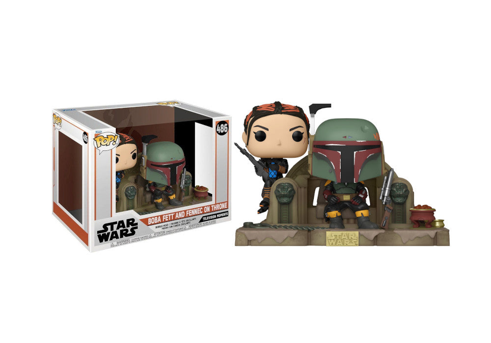 Funko POP! Star Wars - Boba Fett and Fennec on Throne #486