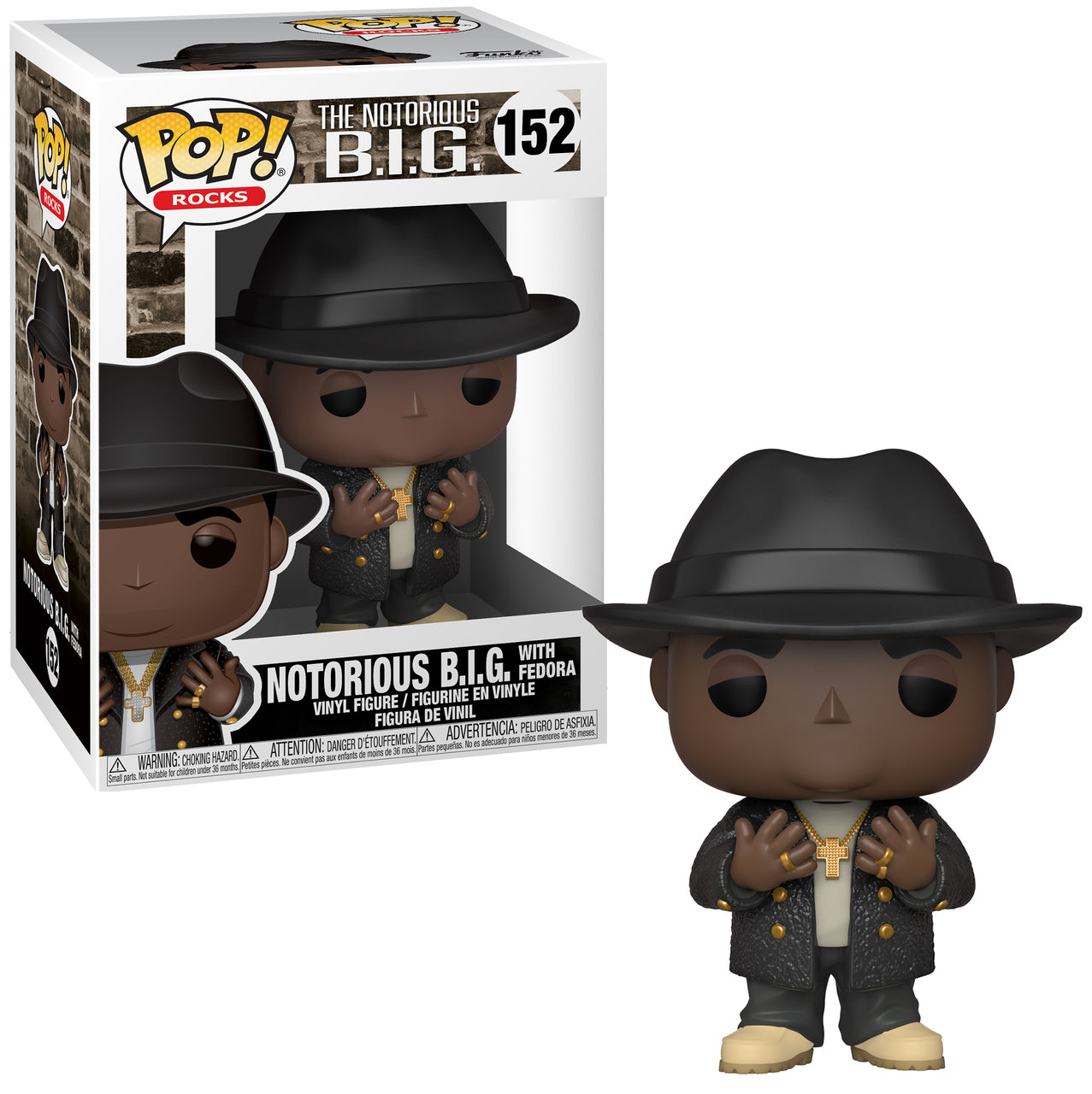 Funko POP! The Notorious B.I.G. - Notorious B.I.G. with Fedora #152