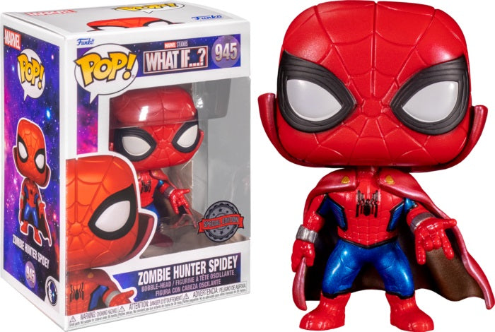Funko POP! Marvel - What If...? - Zombie Hunter Spidey #945 SPECIAL EDITION