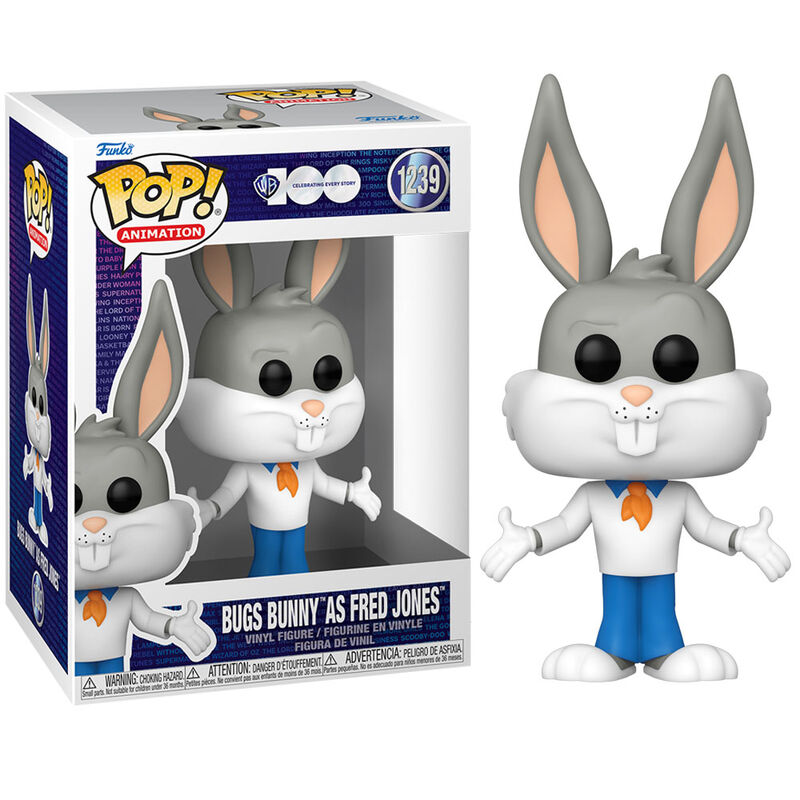 Funko POP! Looney Tunes x Scooby Doo - Bugs Bunny as Fred Jones #1239