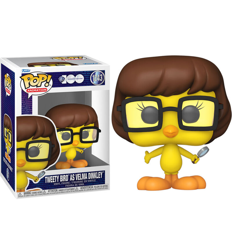 Funko POP! Looney Tunes x Scooby Doo - Tweety Bird as Velma Dinkley #1243