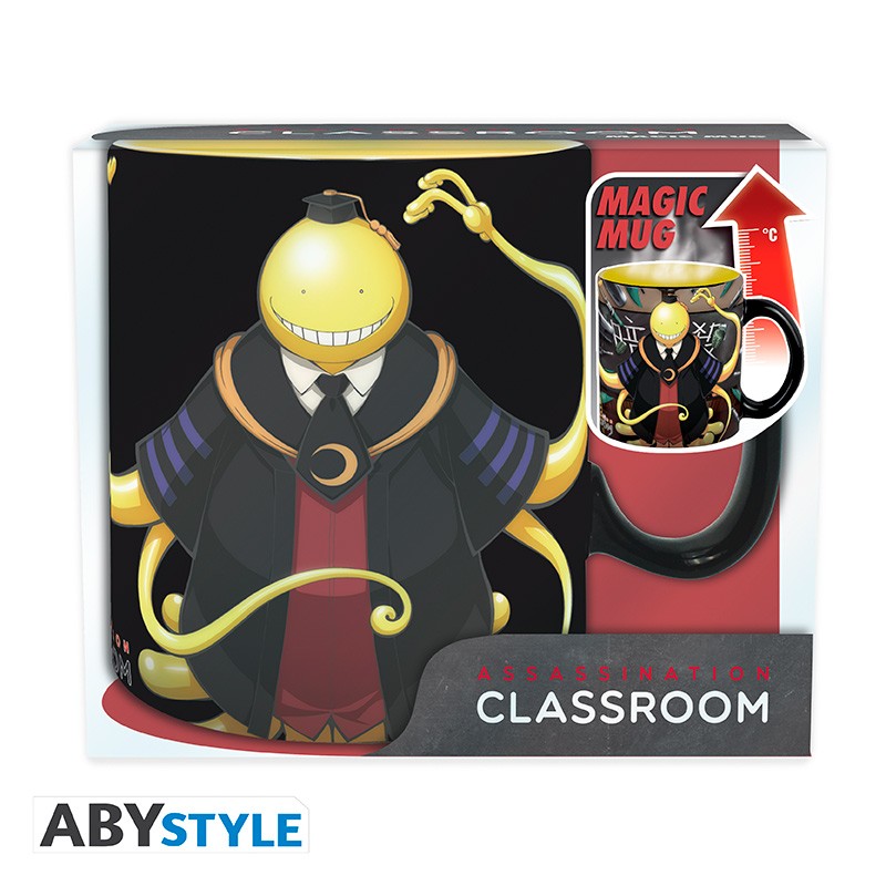 ASSASSINATION CLASSROOM - Mug Heat Change - 460 ml - Koro attacked