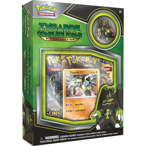 Pokémon Zygarde Complete Forme Pin Collection - englisch