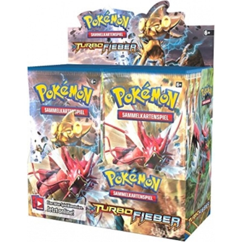 Pokémon - Turbofieber Booster Display (36 Booster) - OVP - Sealed - deutsch