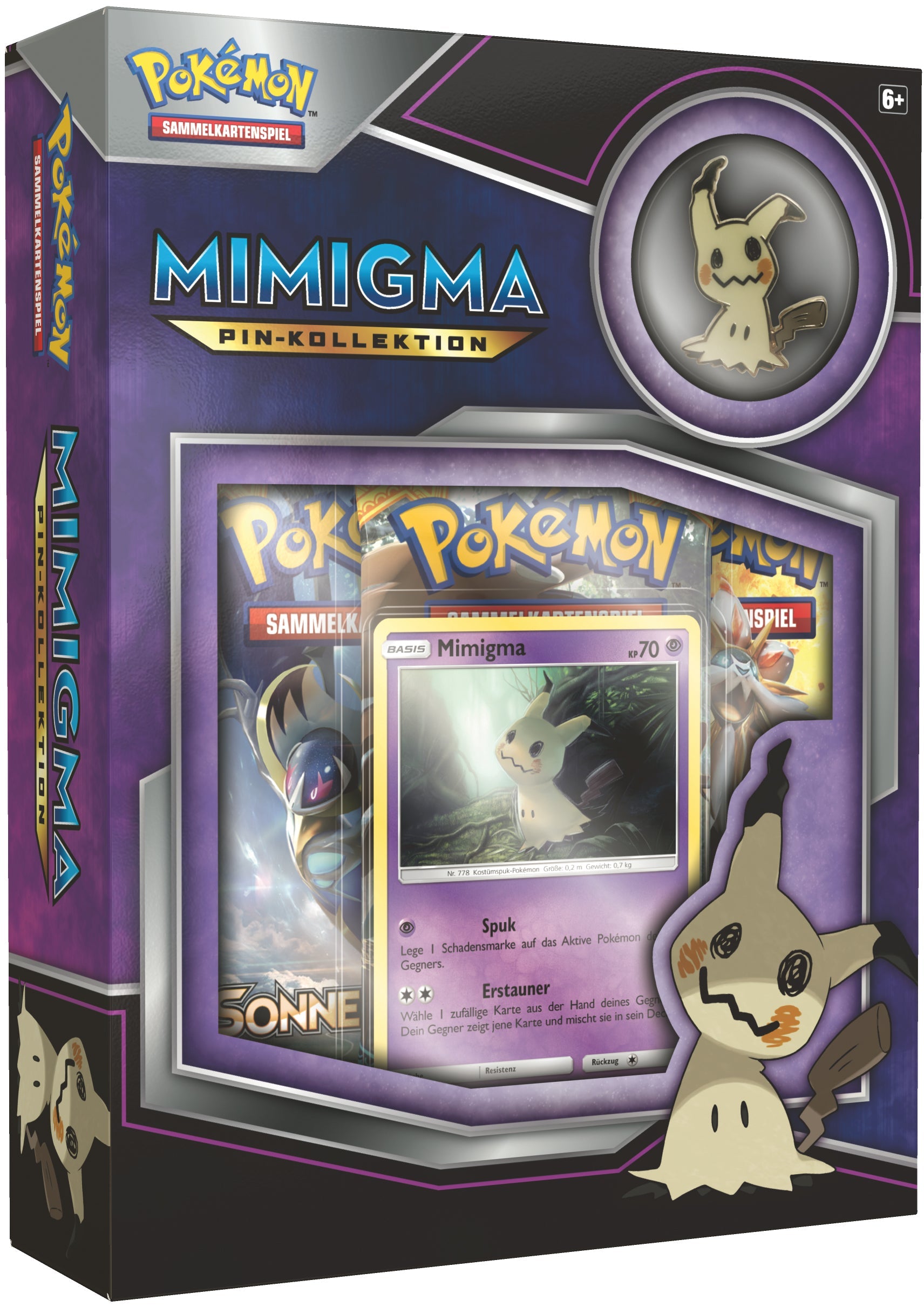Pokémon Mimigma Pin-Kollektion - deutsch