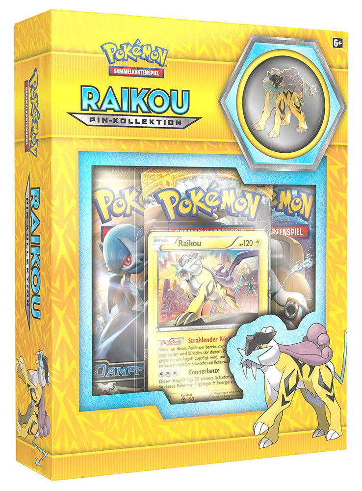 Pokémon Raikou Pin-Kollektion - deutsch