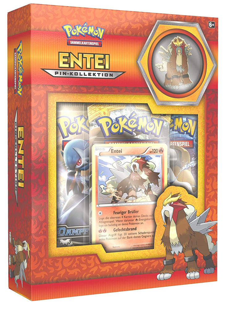 Pokémon Entei Pin Kollektion - deutsch