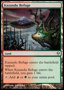 Kazandu-Refugium ZEN-217 Uncommon Excellent Englisch Foil