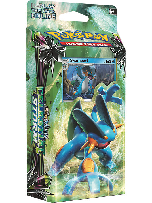 Pokémon - Sun & Moon- Celestial Storm - Hydro Fury Swampert Theme deck - englisch