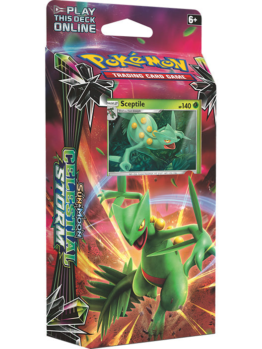 Pokémon - Sun & Moon- Celestial Storm - Leaf Charge Sceptile Theme deck - englisch