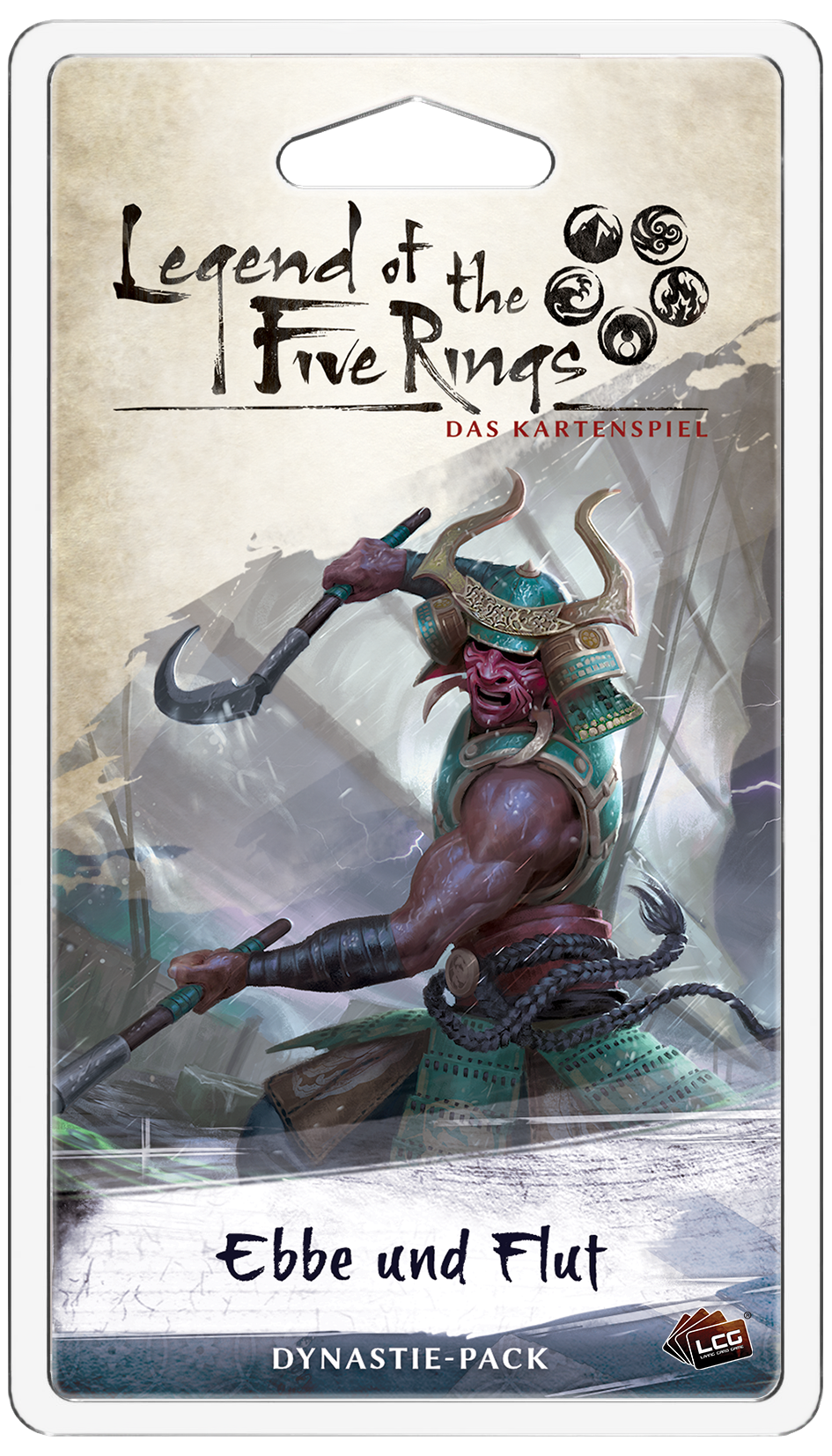 L5R LCG: Ebbe und Flut Dynastie-Pack (Elementar-4) - deutsch