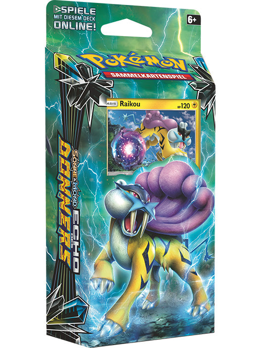 Pokémon - Sonne & Mond - Echo des Donners - Sturmbeschwörer - Raikou -Themendeck - deutsch