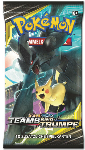 Pokémon - Sonne & Mond SM09 - Teams sind Trumpf Booster Packung einzeln - deutsch