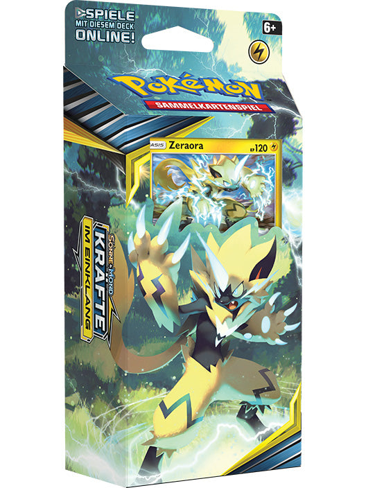 Pokémon - Sonne & Mond - Kräfte im Einklang - Permablitz - Zeraora - Themendeck - deutsch