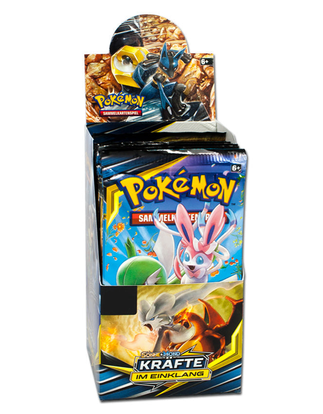 Pokémon - Sonne & Mond SM10 - Kräfte im Einklang Booster Display (18 Booster) - deutsch