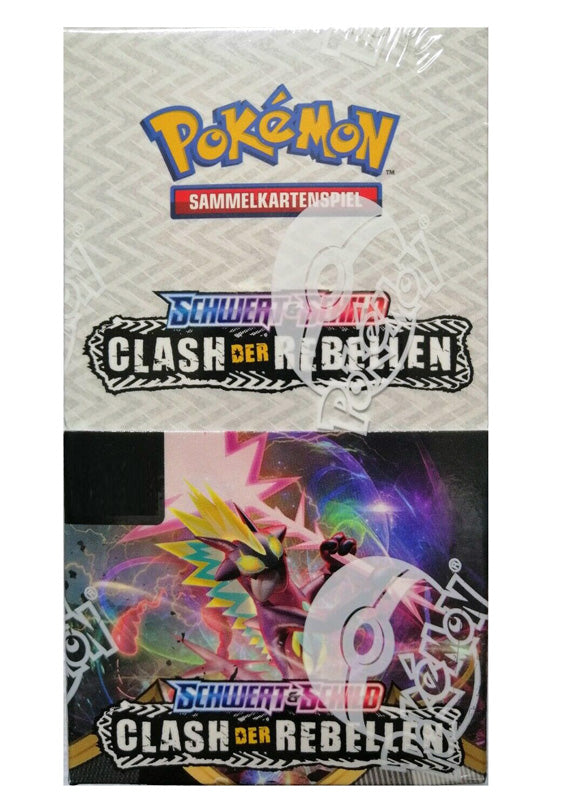 Pokémon - SWSH02 - Clash der Rebellen - Booster Display 18 Booster - deutsch