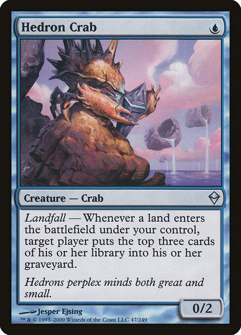 Hedron Crab ZEN-47 Uncommon Light Played Englisch