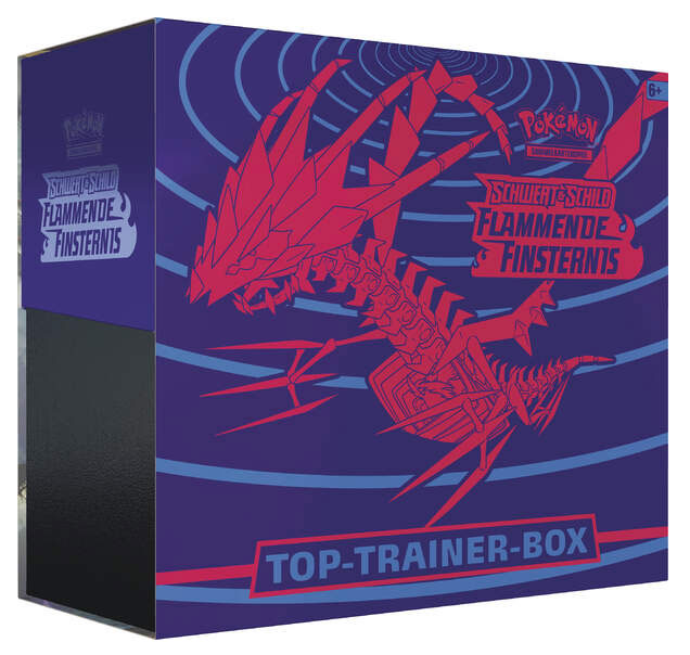 Pokémon - SWSH03 Schwert und Schild 03 Flammende Finsternis Top-Trainer Box deutsch