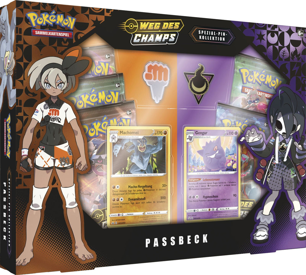 Pokémon SWSH3.5 Weg des Champs - Spezial Pin Collection Stow-On-Side Arena (Passbeck-Arena) englisch