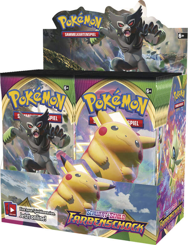 Pokémon - SWSH04 - Schwert und Schild - Farbenschock - Booster Display 36 Booster - deutsch