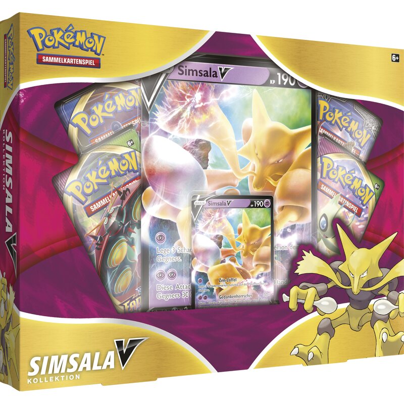 Pokémon Simsala-V Box - Nicht mehr original Verpackt deutsch