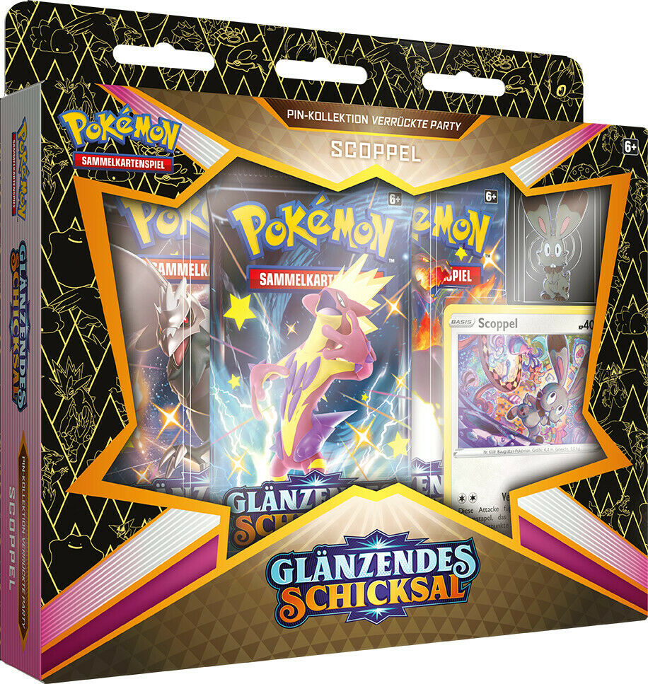Pokémon SWSH4.5 Glänzendes Schicksal - Pin Collection Scoppel - deutsch