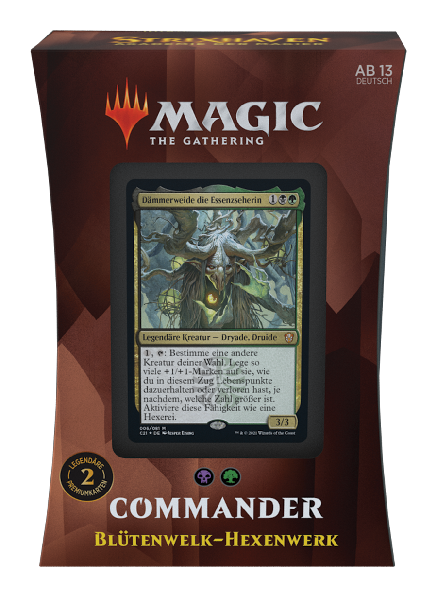 Strixhaven: Akademie der Magier - Commander-Deck -Blütenwelk-Hexenwerk - deutsch