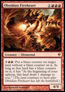 Obsidian-Feuerherz ZEN-140 Mythic Excellent Englisch