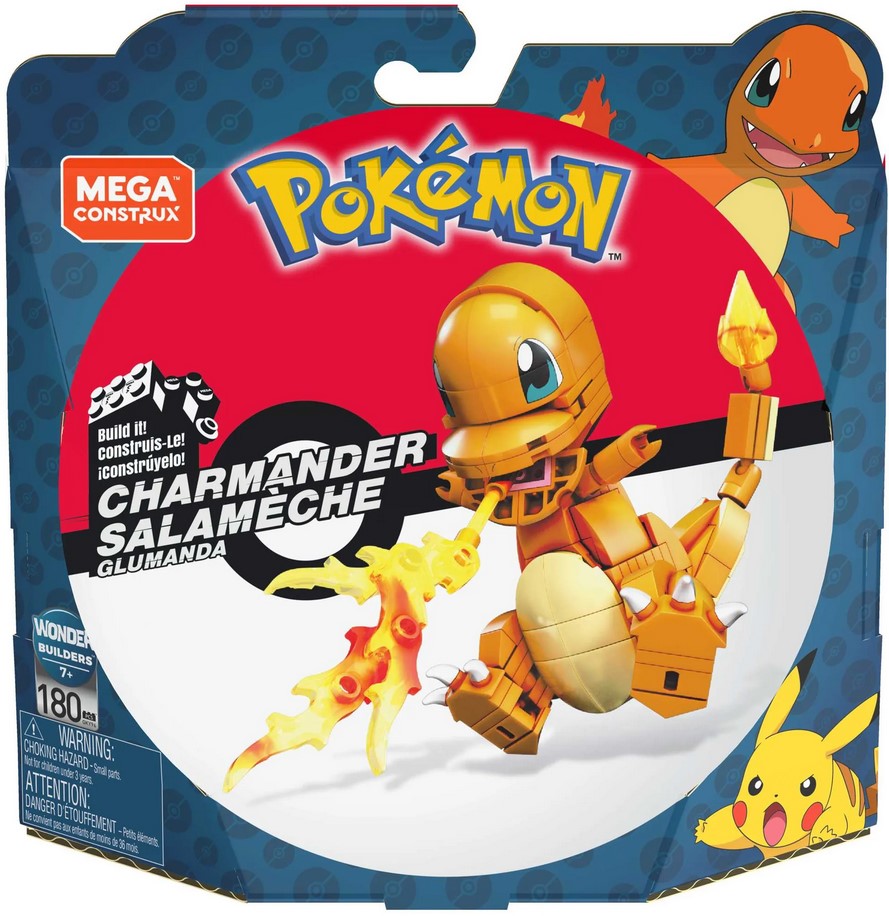 MATTEL Mega Construx Pokémon Medium Pokémon Charmander (Glumanda)