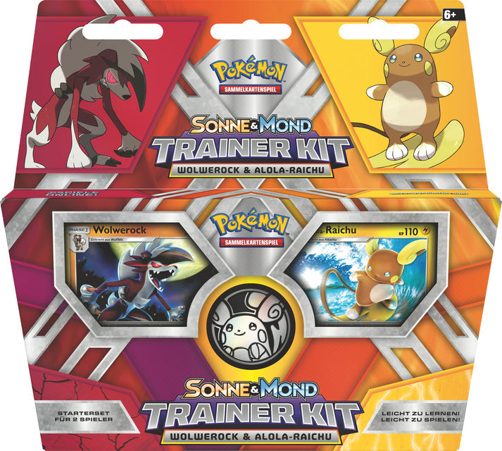 Pokemon - Sonne & Mond Trainer Kit - Wolwerock & Alola-Raichu