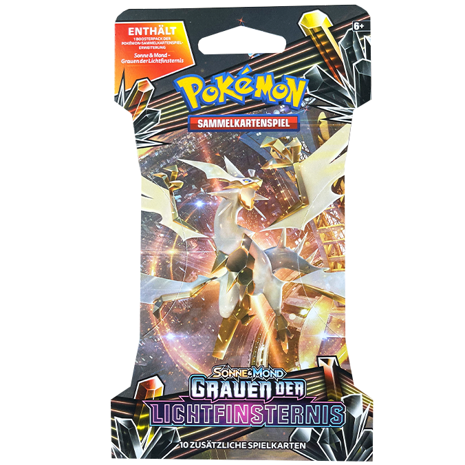Pokémon Sonne & Mond Grauen der Lichtfinsternis Sleeved Booster Deutsch