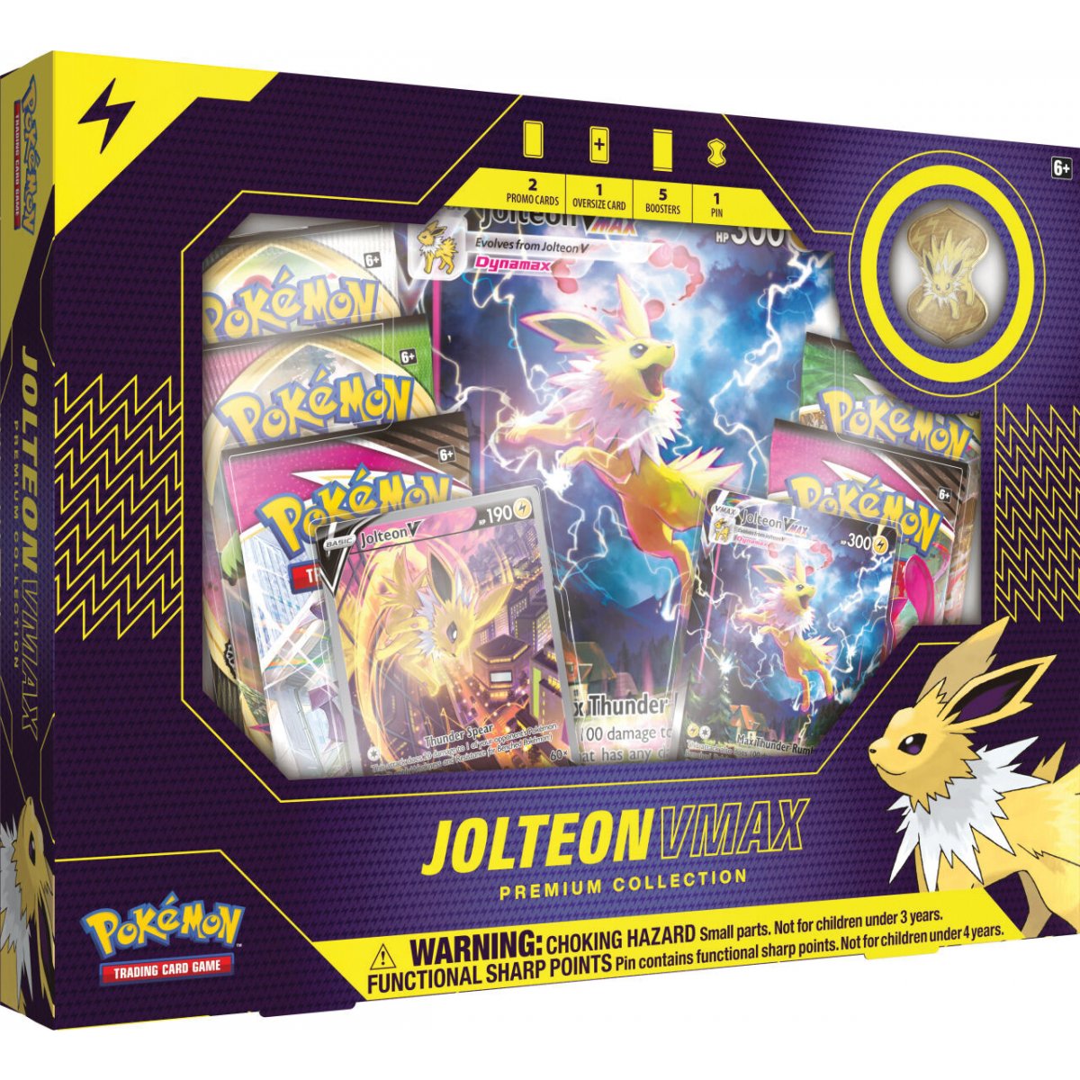 Pokémon Fusion Strike - SWSH08 - Premium Collection - Jolteon VMax - englisch