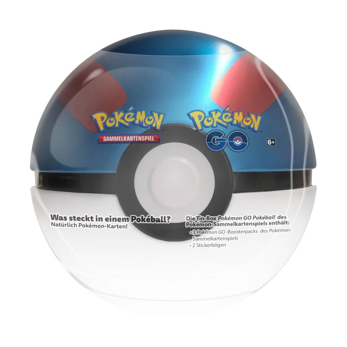 Pokémon - Pokémon Go Poke Ball Tin - Great Ball - englisch