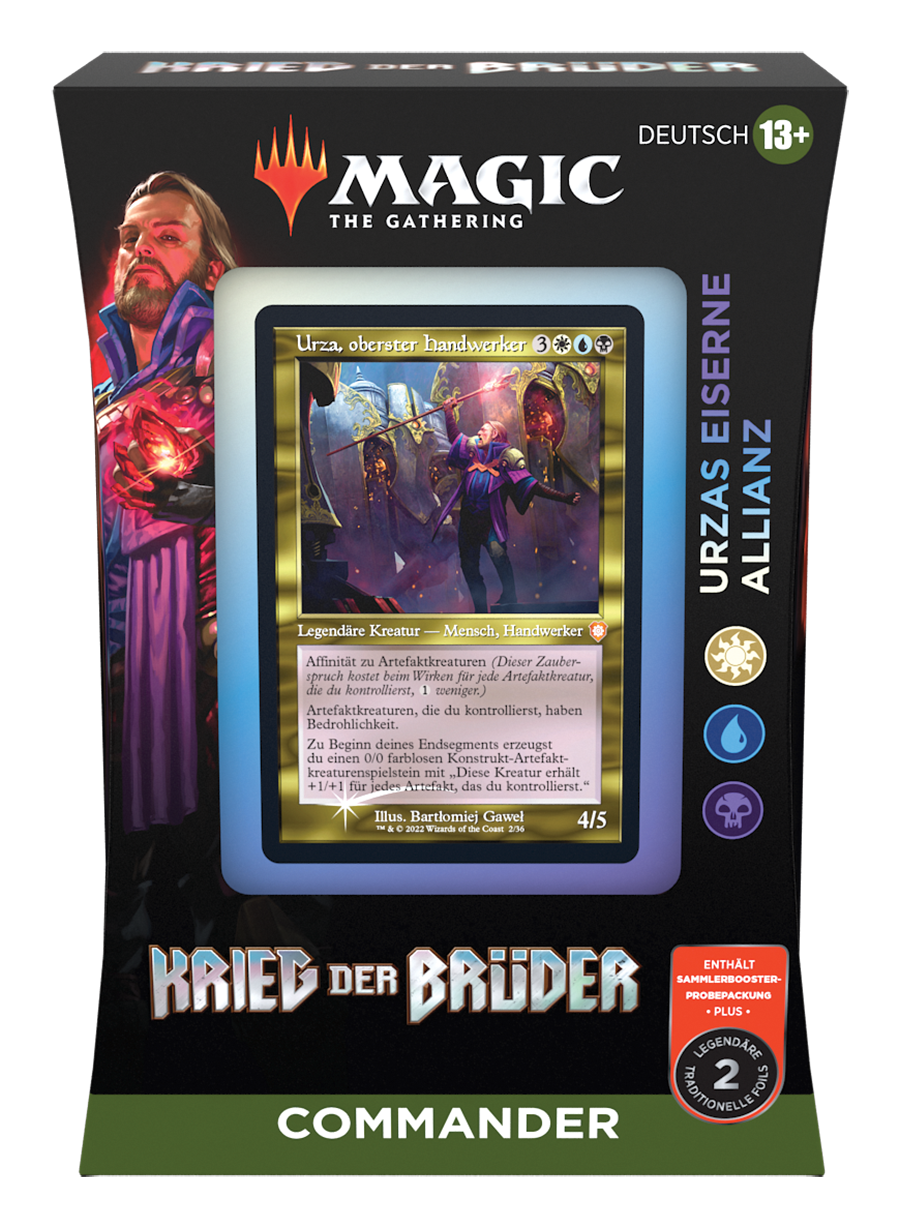 Krieg der Brüder - Commander Deck - Urzas Eiserne Allianz - DE