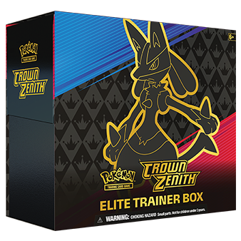 Pokémon Sword and Shield Crown Zenith - Elite Trainer Box - englisch