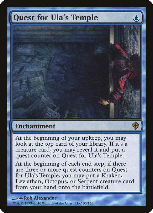 Quest for Ula's Temple WWK-35 Rare Good Englisch