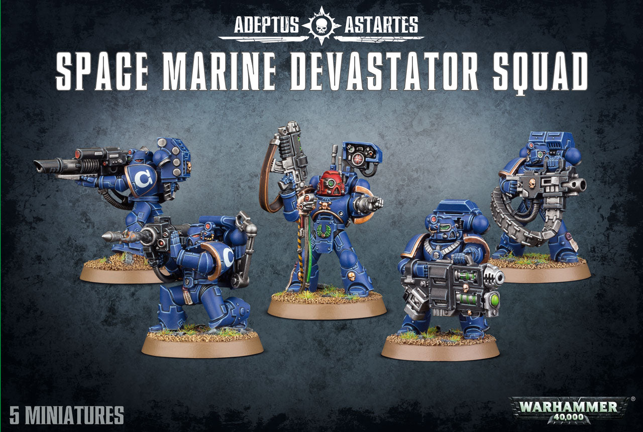 Warhammer 40.000 Space Marines Devastator Squad