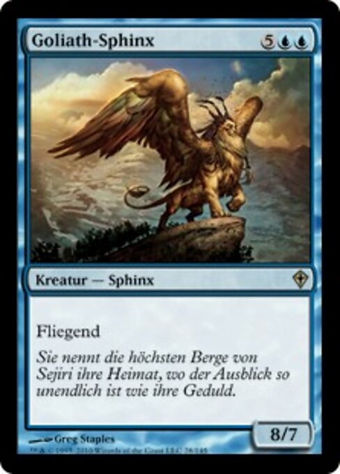 Goliath-Sphinx WWK-28 Rare Good Deutsch Foil