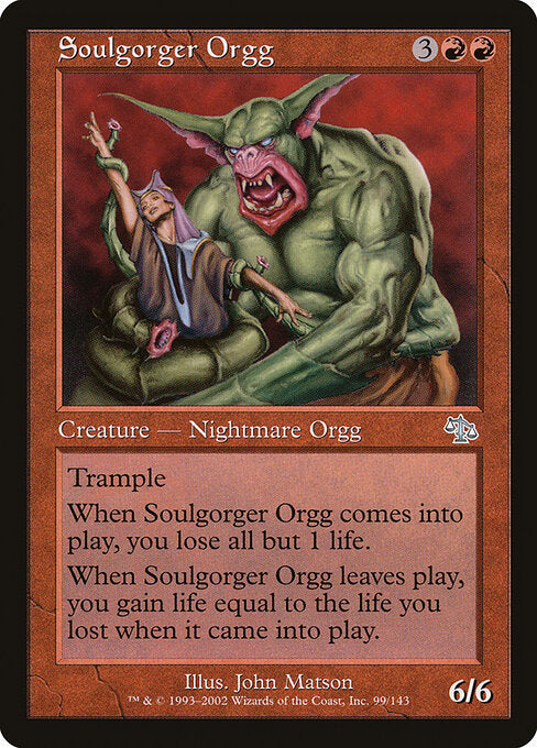 Soulgorger Orgg JUD-99 Uncommon Excellent Englisch Foil