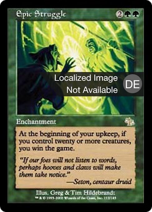 Episches Streiten JUD-112 Rare Light Played Deutsch