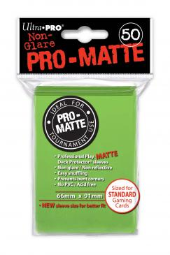 Ultra Pro - Lime green Pro Matte Sleeves Standard (50)
