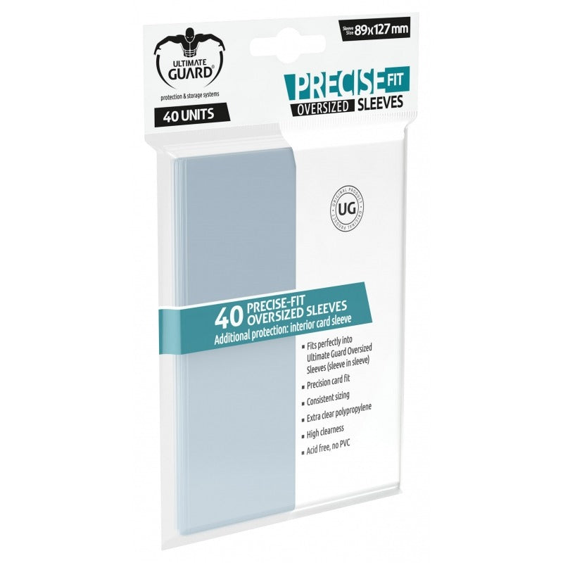Ultimate Guard Precise-Fit Sleeves Oversized Transparent (40)